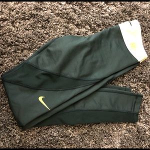 Nike green yoga pants || size small